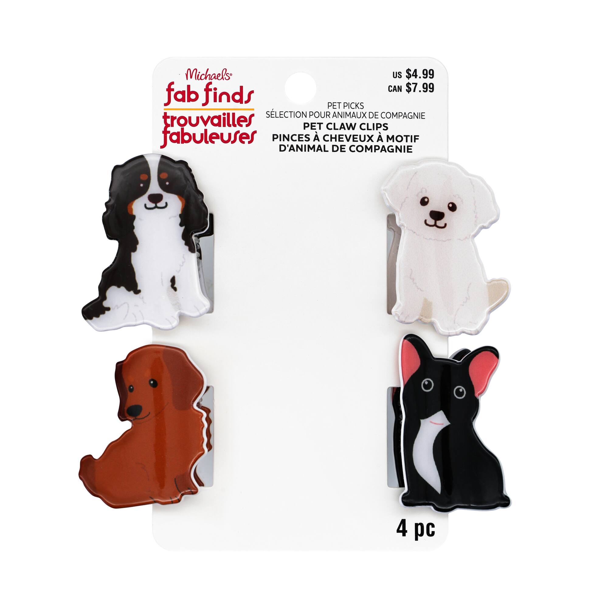 Assorted Small Pet Claw Clip Set by Fab Finds, 1pc.